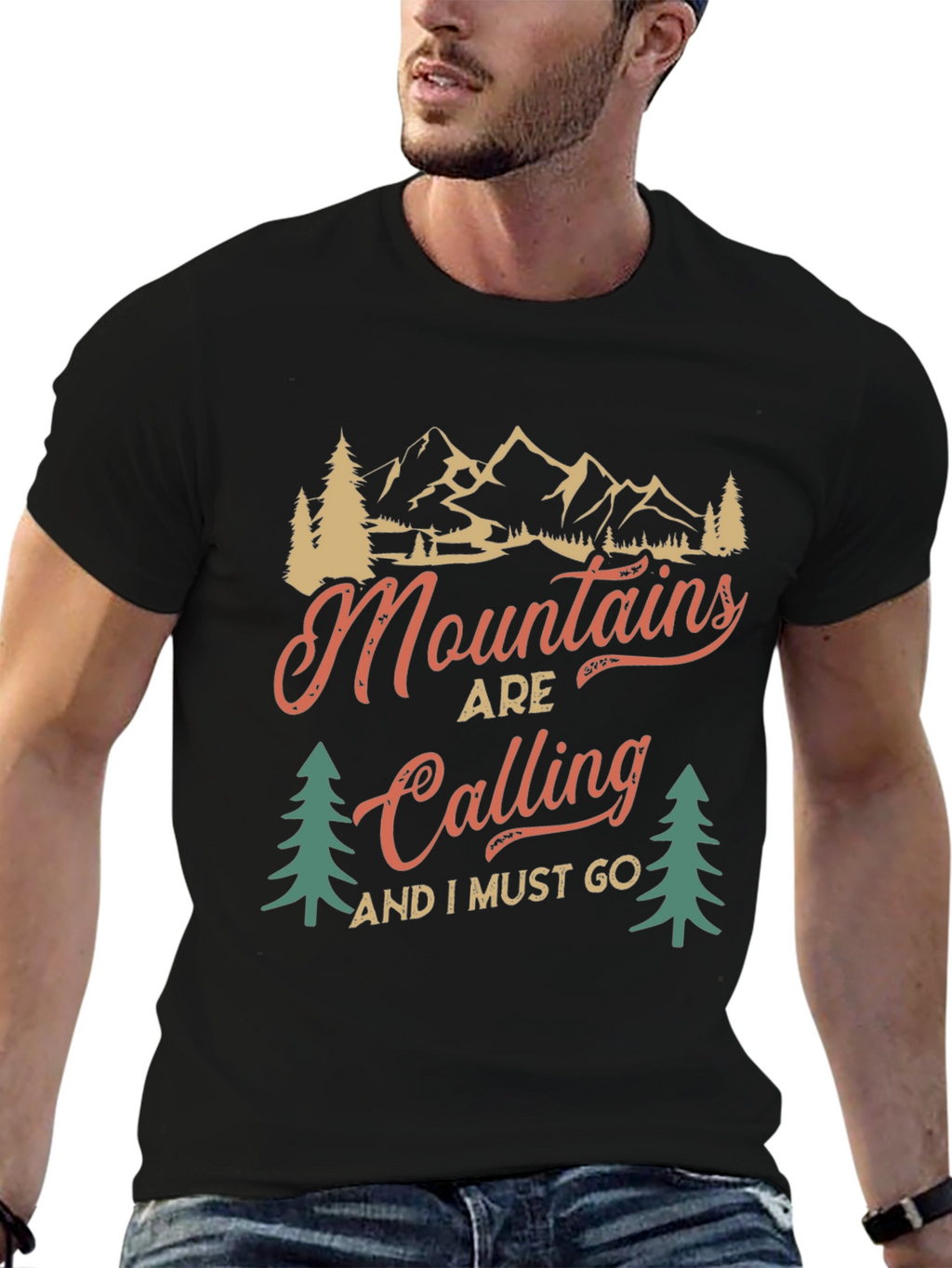 Mountains Are Calling T-Shirt - Adventure Awaits