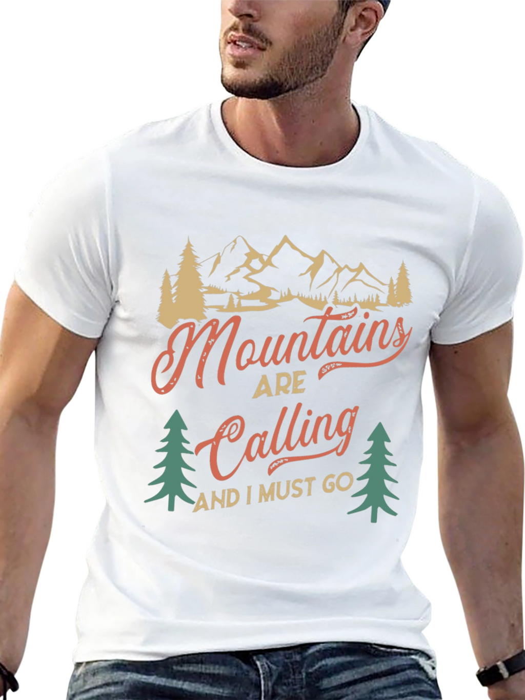 Mountains Are Calling T-Shirt - Adventure Awaits