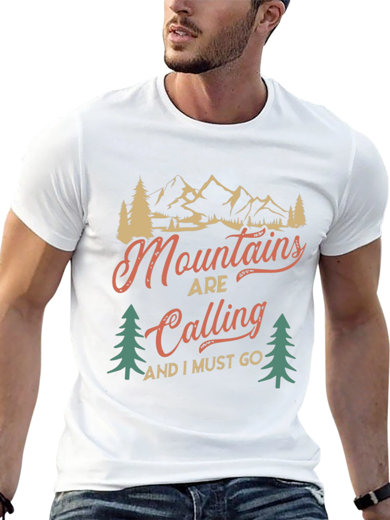 Mountains Are Calling T-Shirt - Adventure Awaits