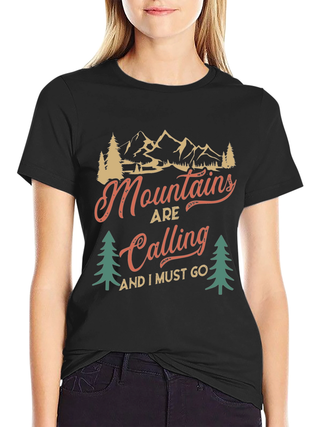 Mountains Are Calling T-Shirt - Adventure Awaits