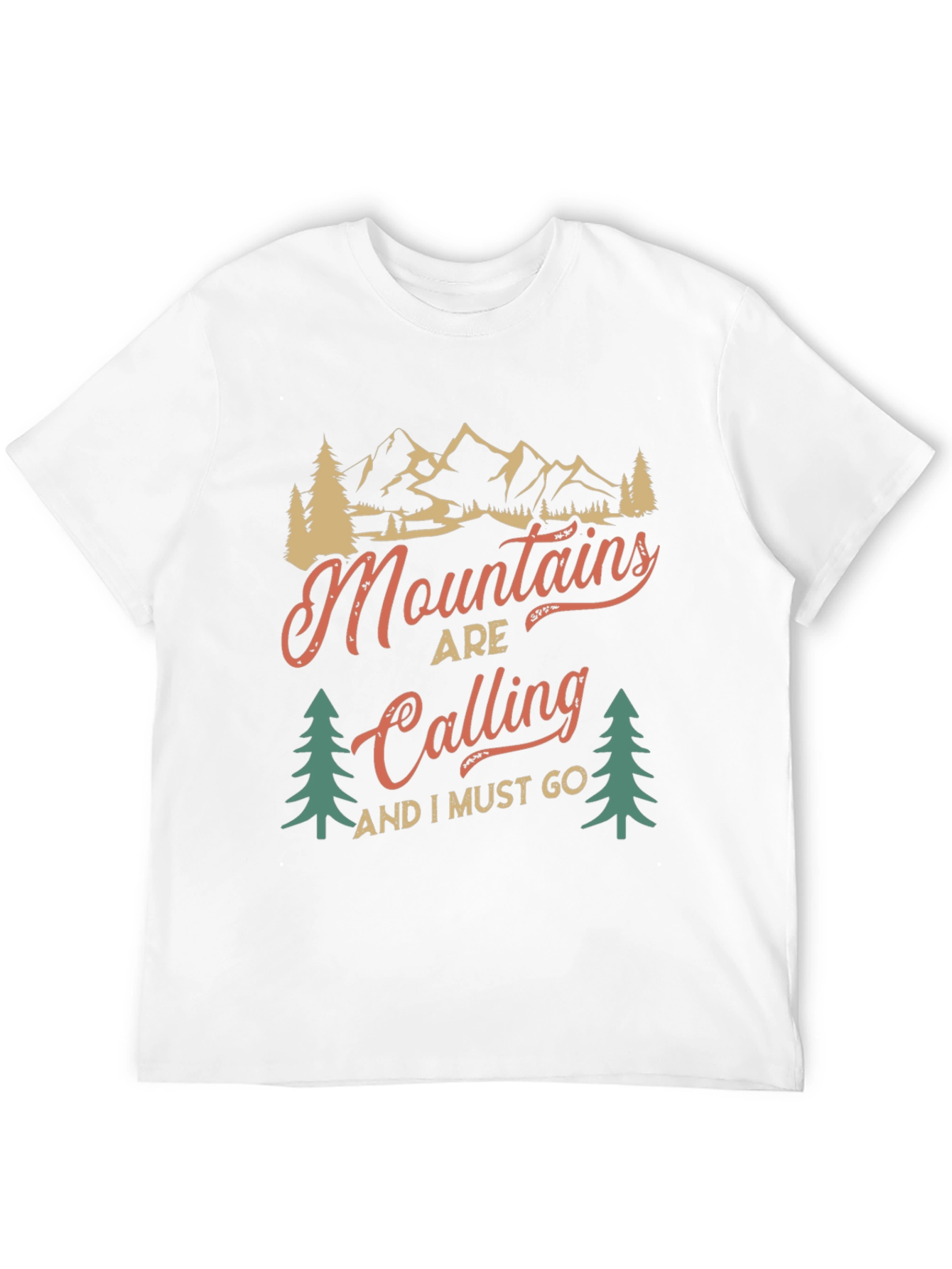 Mountains Are Calling T-Shirt - Adventure Awaits