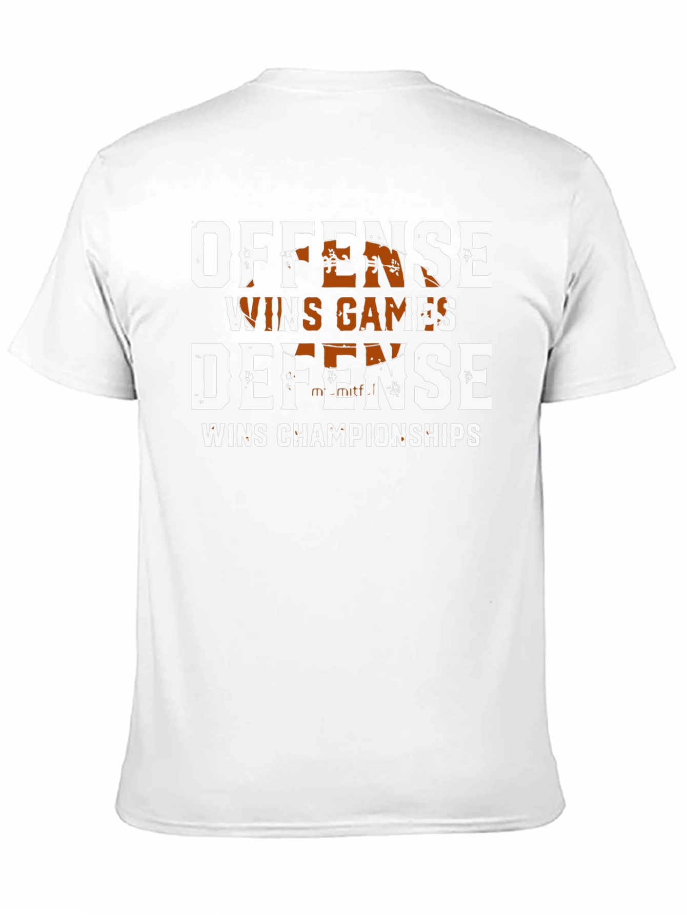 Offense Wins Games Defense Wins Championships T-Shirt