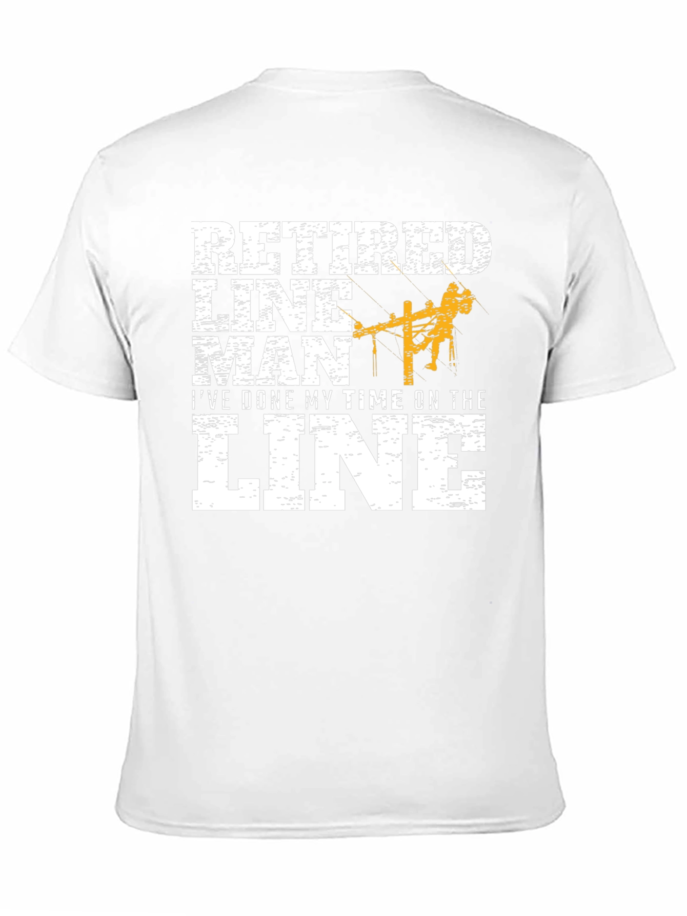 Retired Lineman Graphic Tee - Ive Done My Time