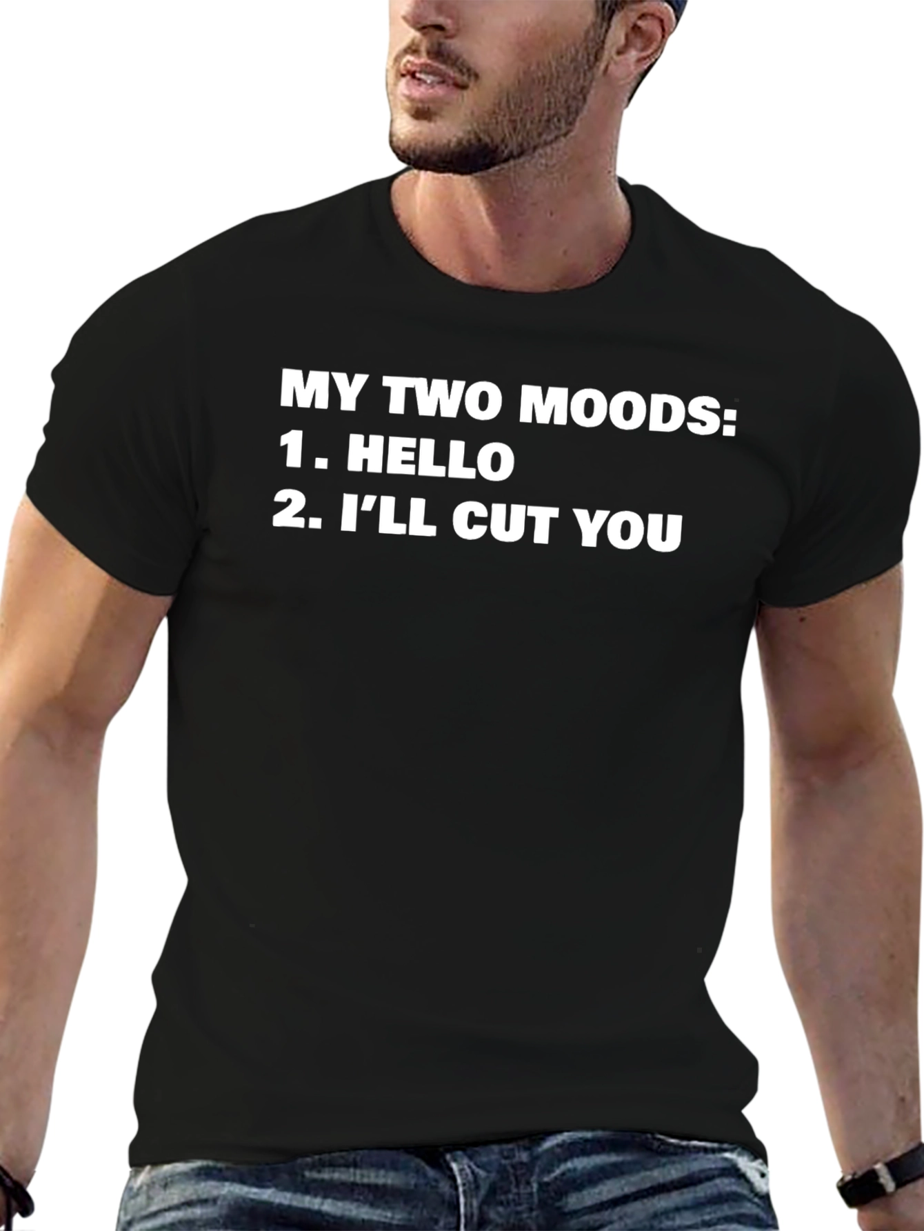 My Two Moods Graphic Tee - Funny Sarcastic T-Shirt