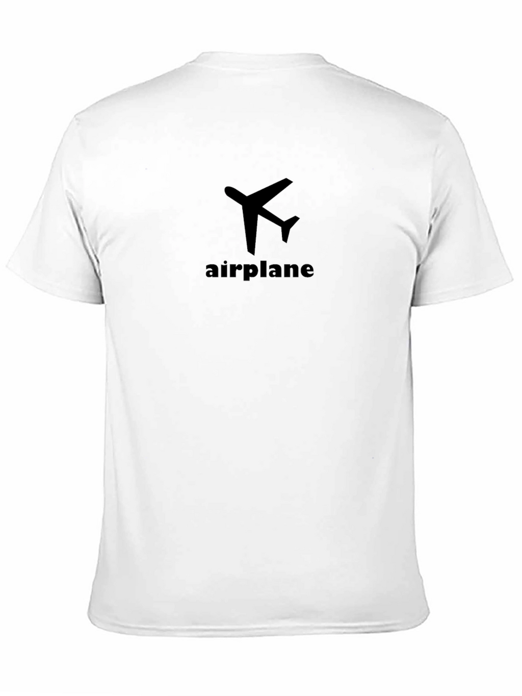 Airplane Graphic Black T-Shirt