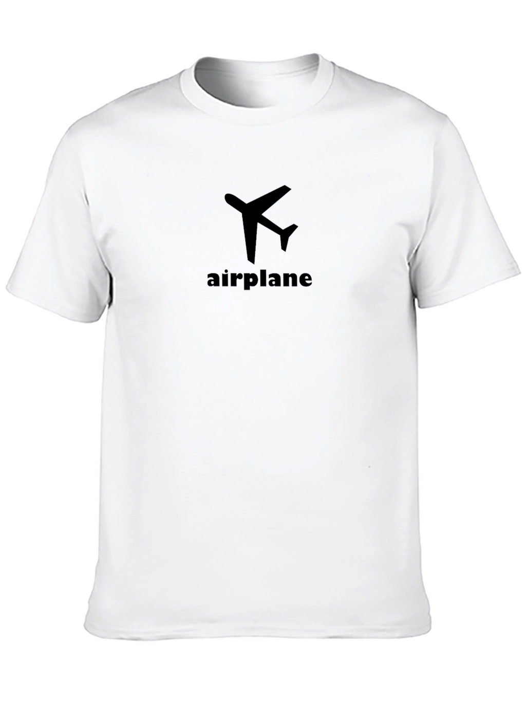 Airplane Graphic Black T-Shirt