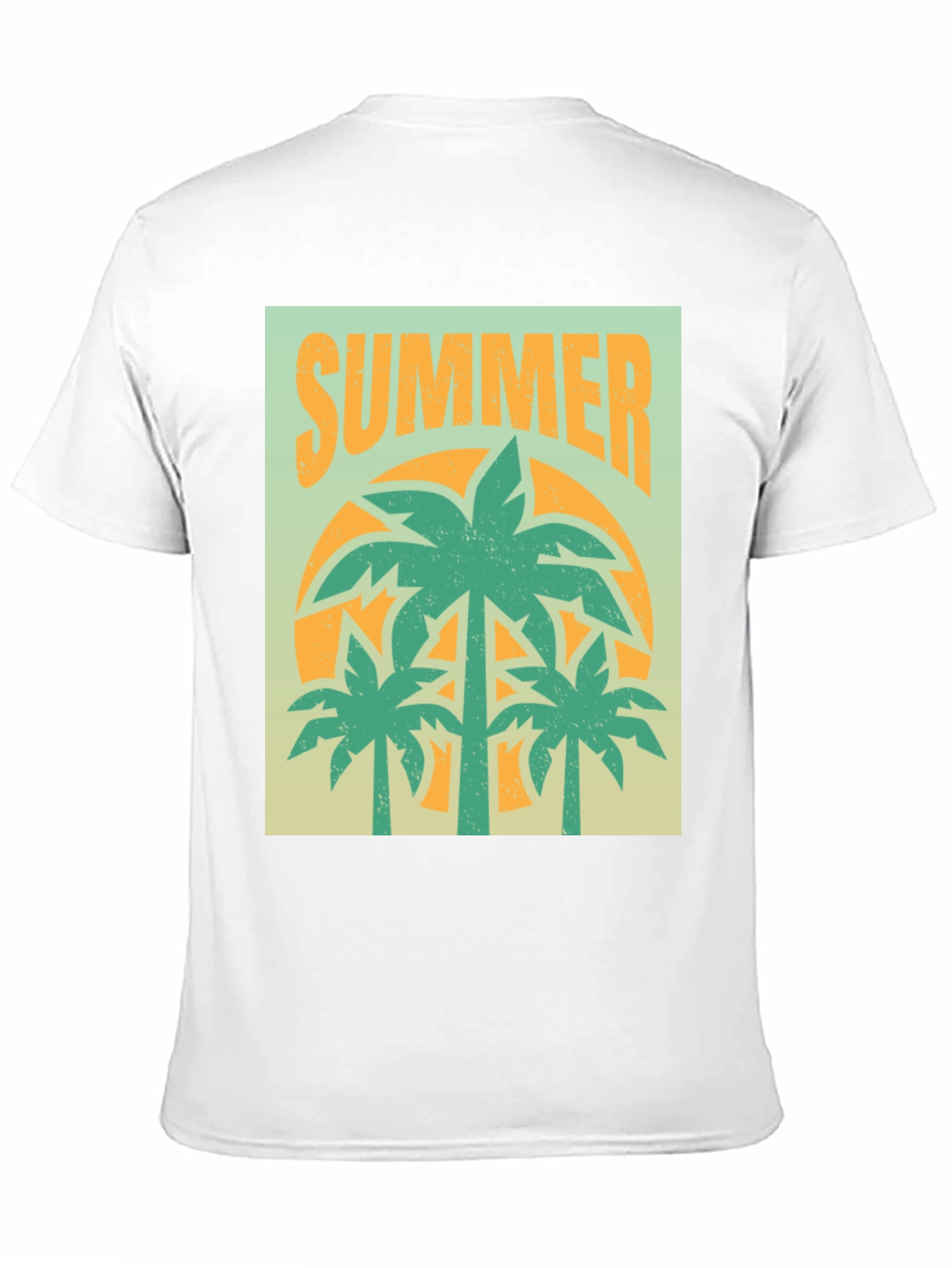 Summer Palm Tree Graphic T-Shirt