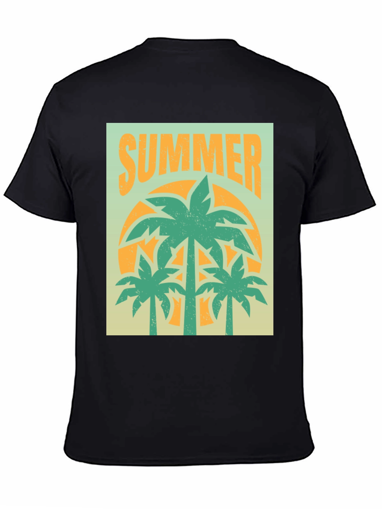 Summer Palm Tree Graphic T-Shirt