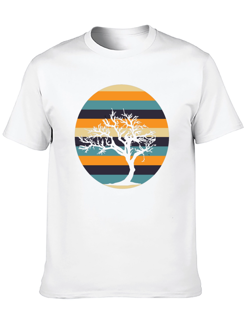 Retro Tree Silhouette Graphic Tee