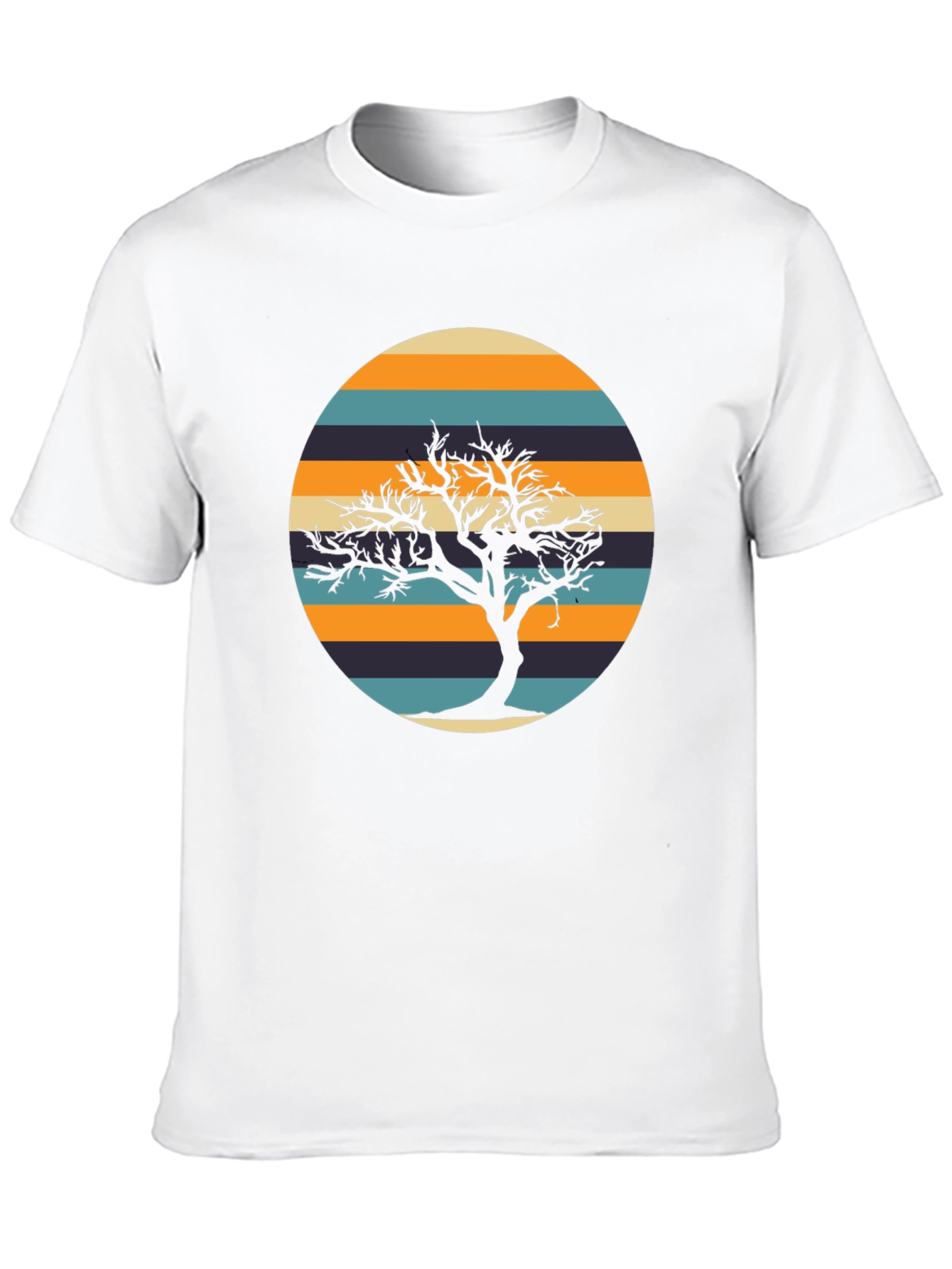 Retro Tree Silhouette Graphic Tee