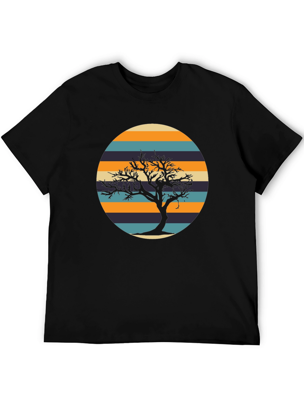 Retro Tree Silhouette Graphic Tee
