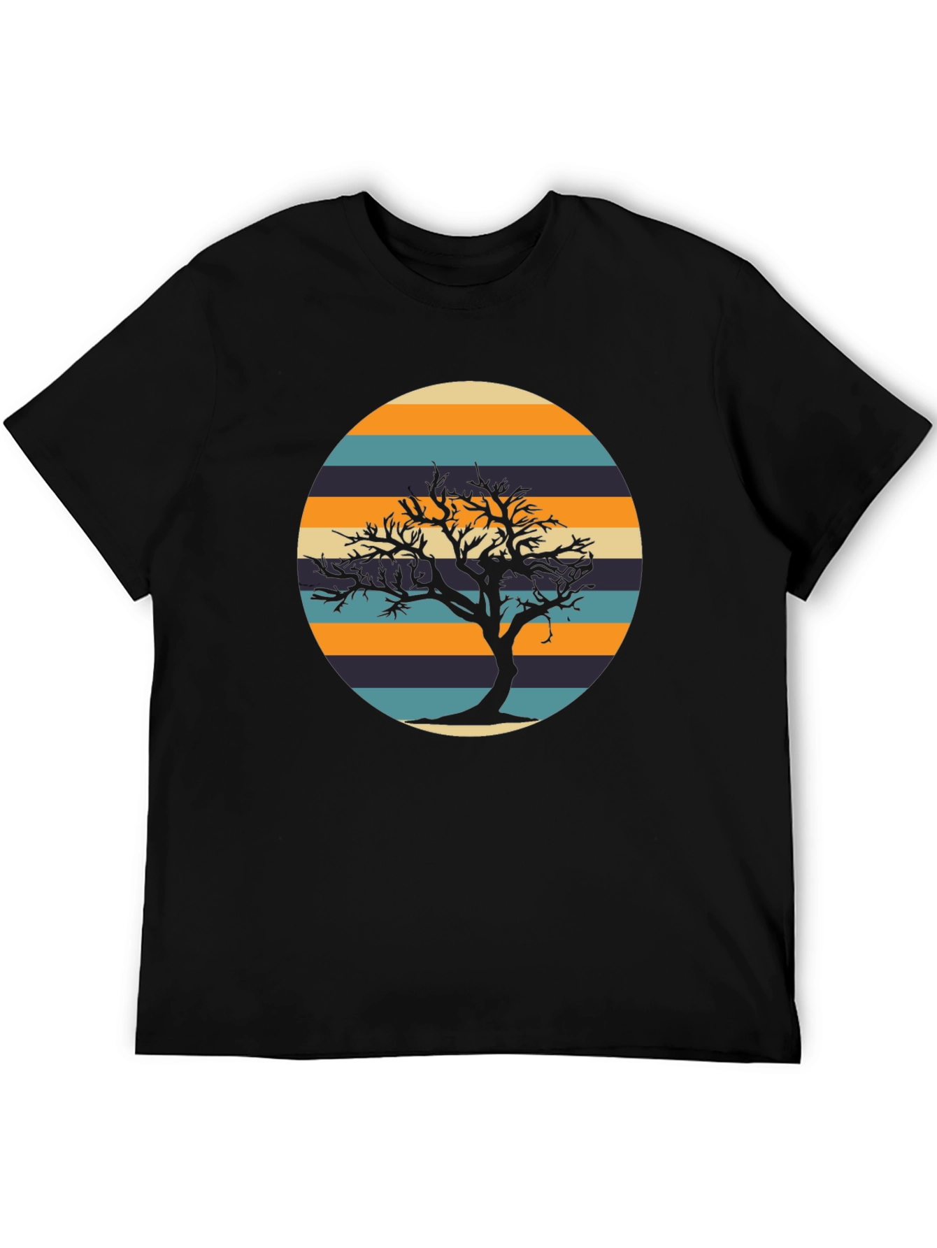 Retro Tree Silhouette Graphic Tee