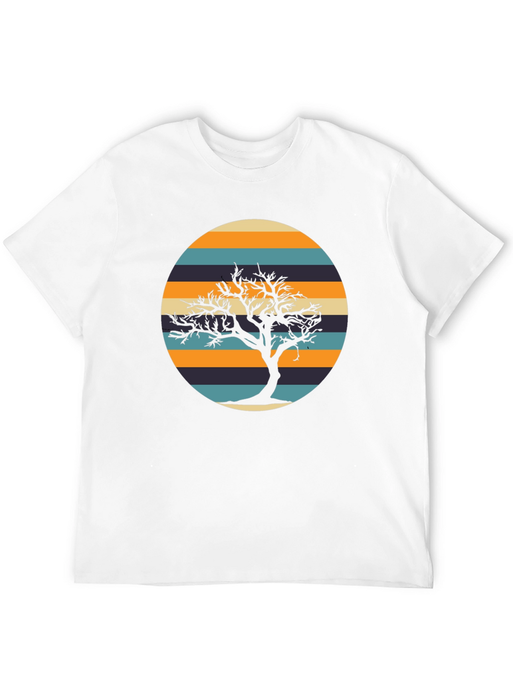 Retro Tree Silhouette Graphic Tee