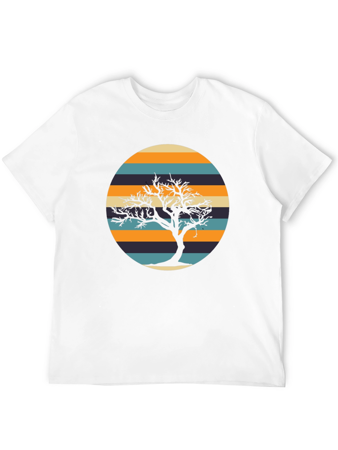 Retro Tree Silhouette Graphic Tee
