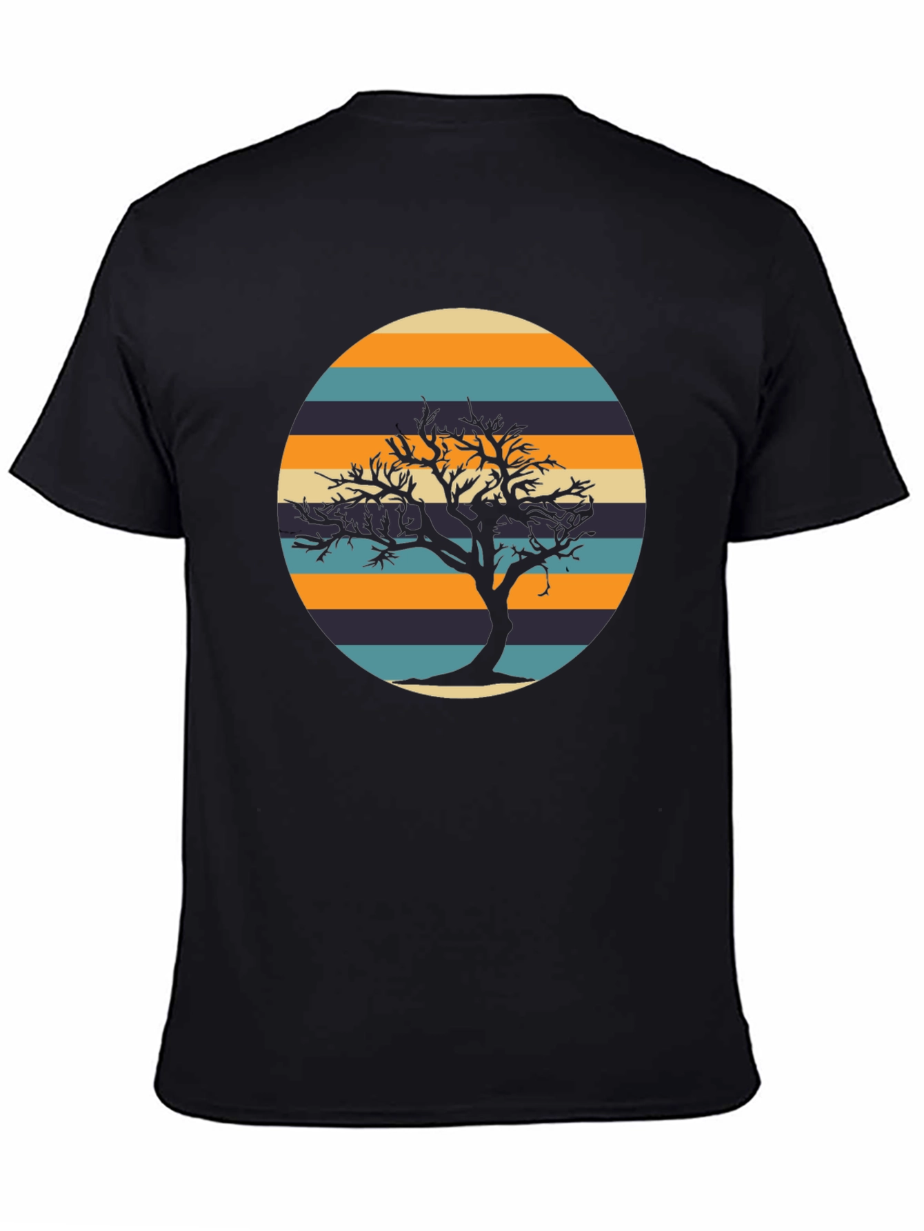 Retro Tree Silhouette Graphic Tee