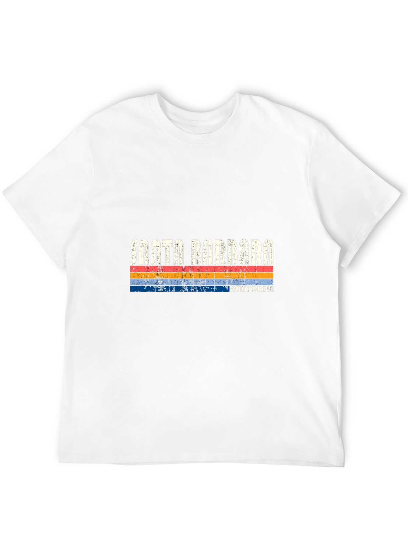 Santa Barbara California Retro Graphic T-Shirt