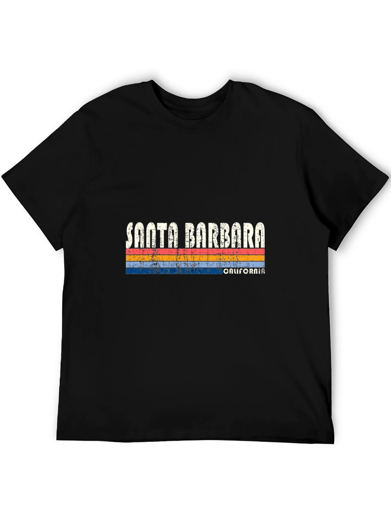 Santa Barbara California Retro Graphic T-Shirt