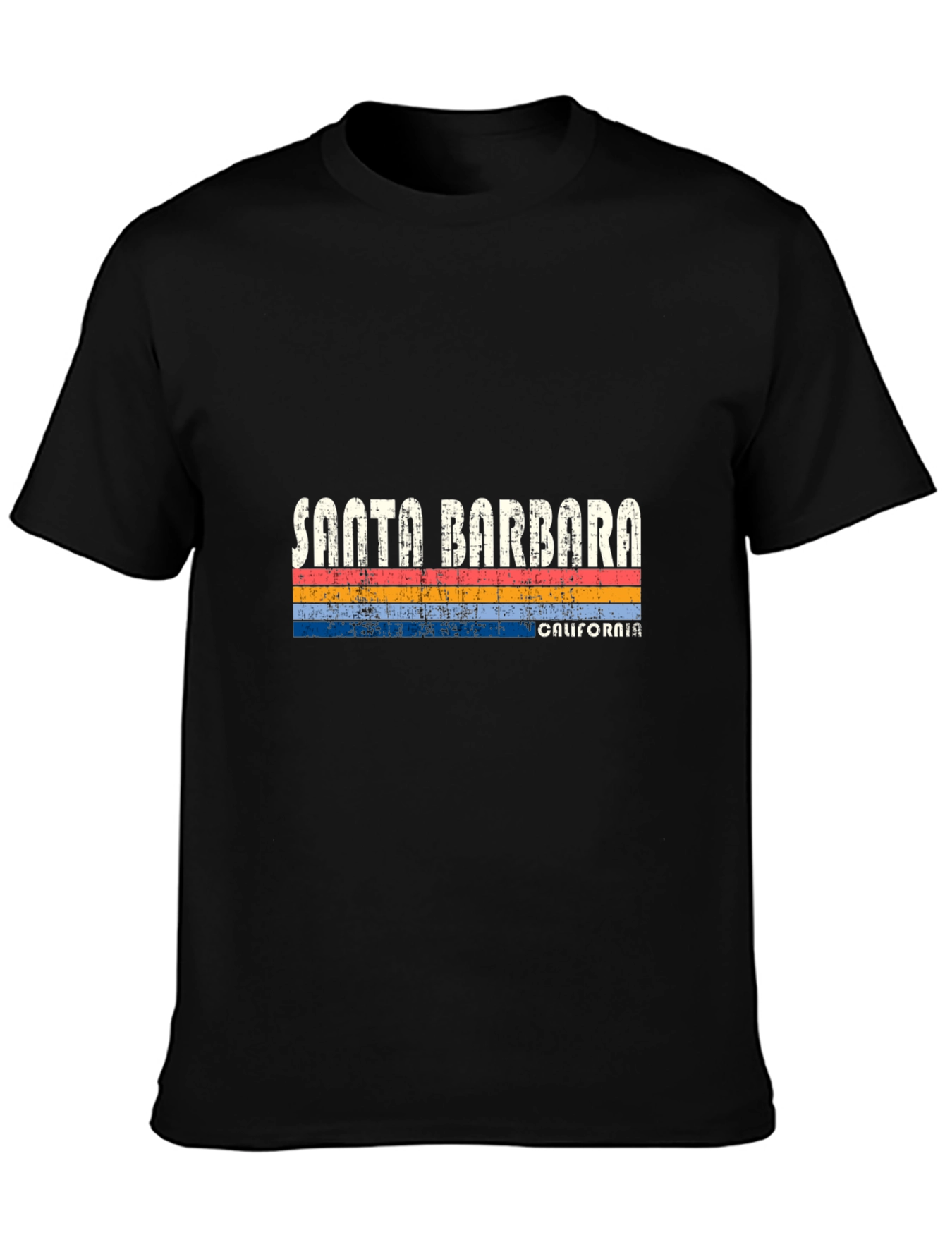 Santa Barbara California Retro Graphic T-Shirt