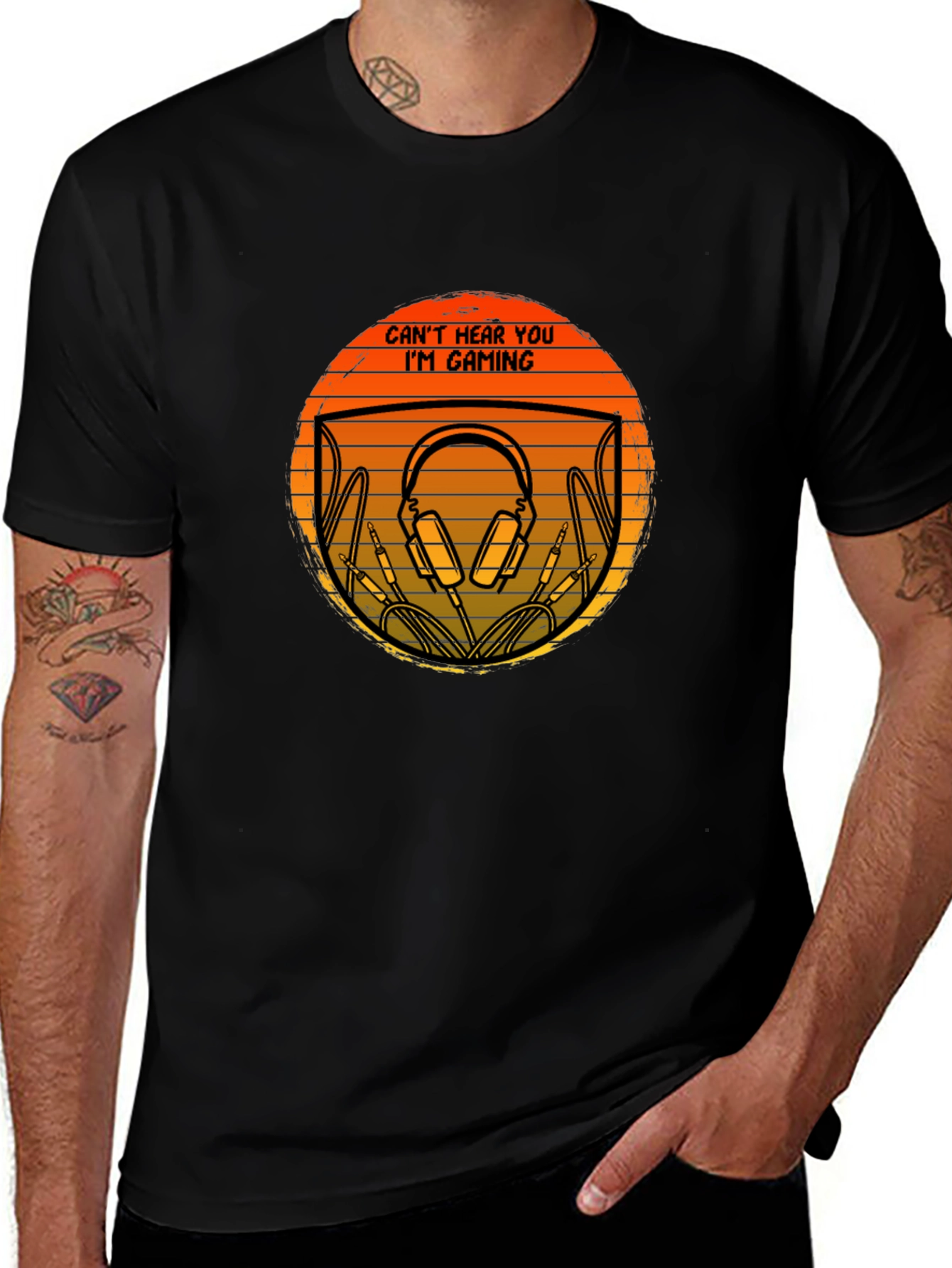 Gamer T-Shirt - Cant Hear You Im Gaming