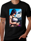 Anime Girl Graphic T-Shirt - 100% Attention