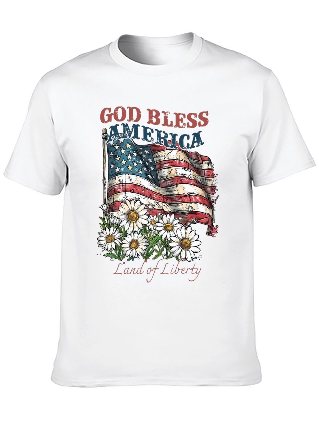 God Bless America Patriotic T-Shirt