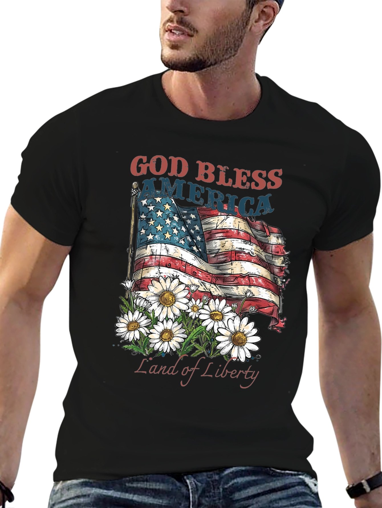 God Bless America Patriotic T-Shirt