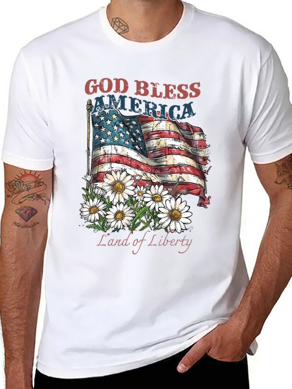 God Bless America Patriotic T-Shirt