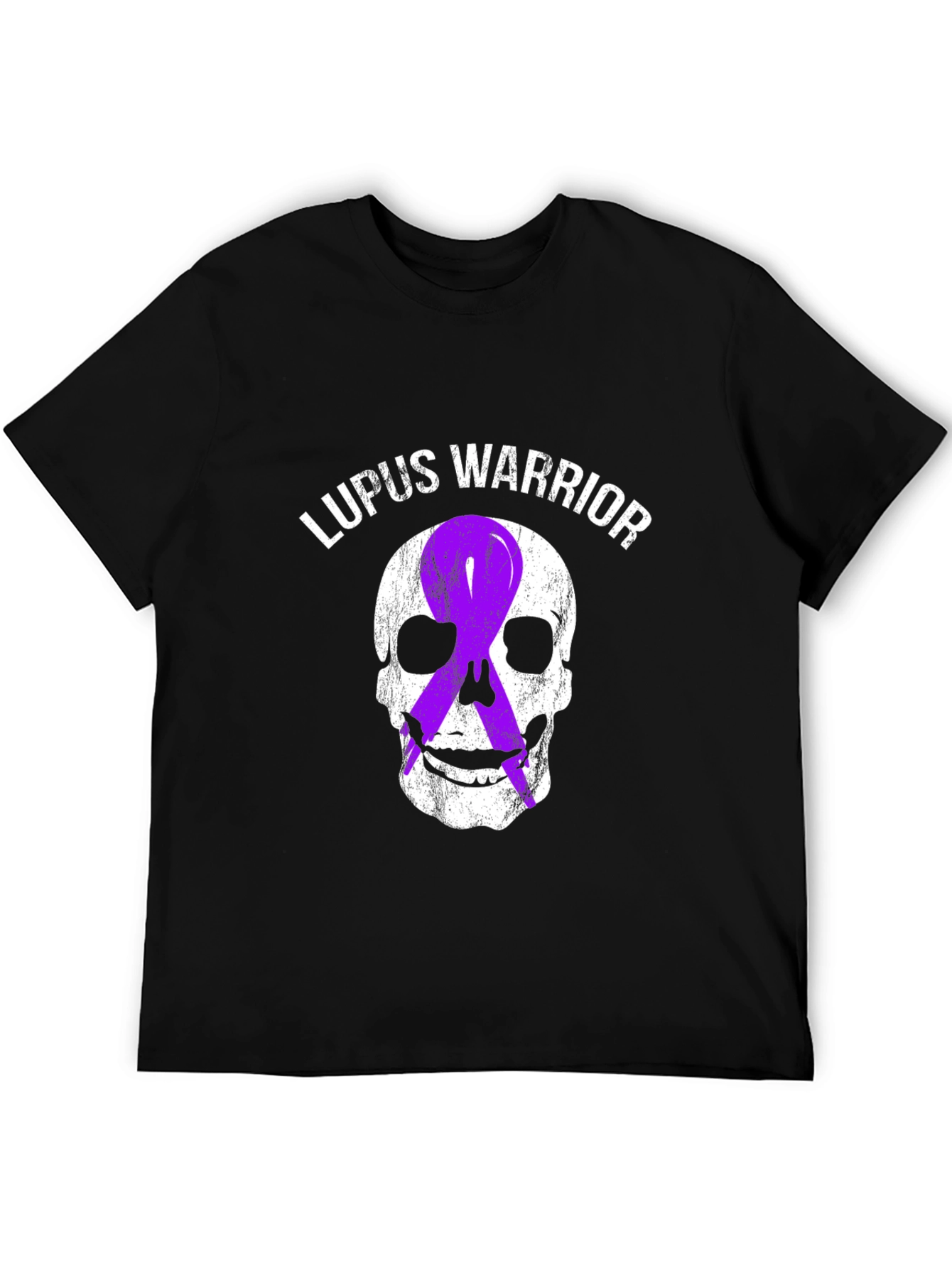 Lupus Warrior Skull Graphic T-Shirt