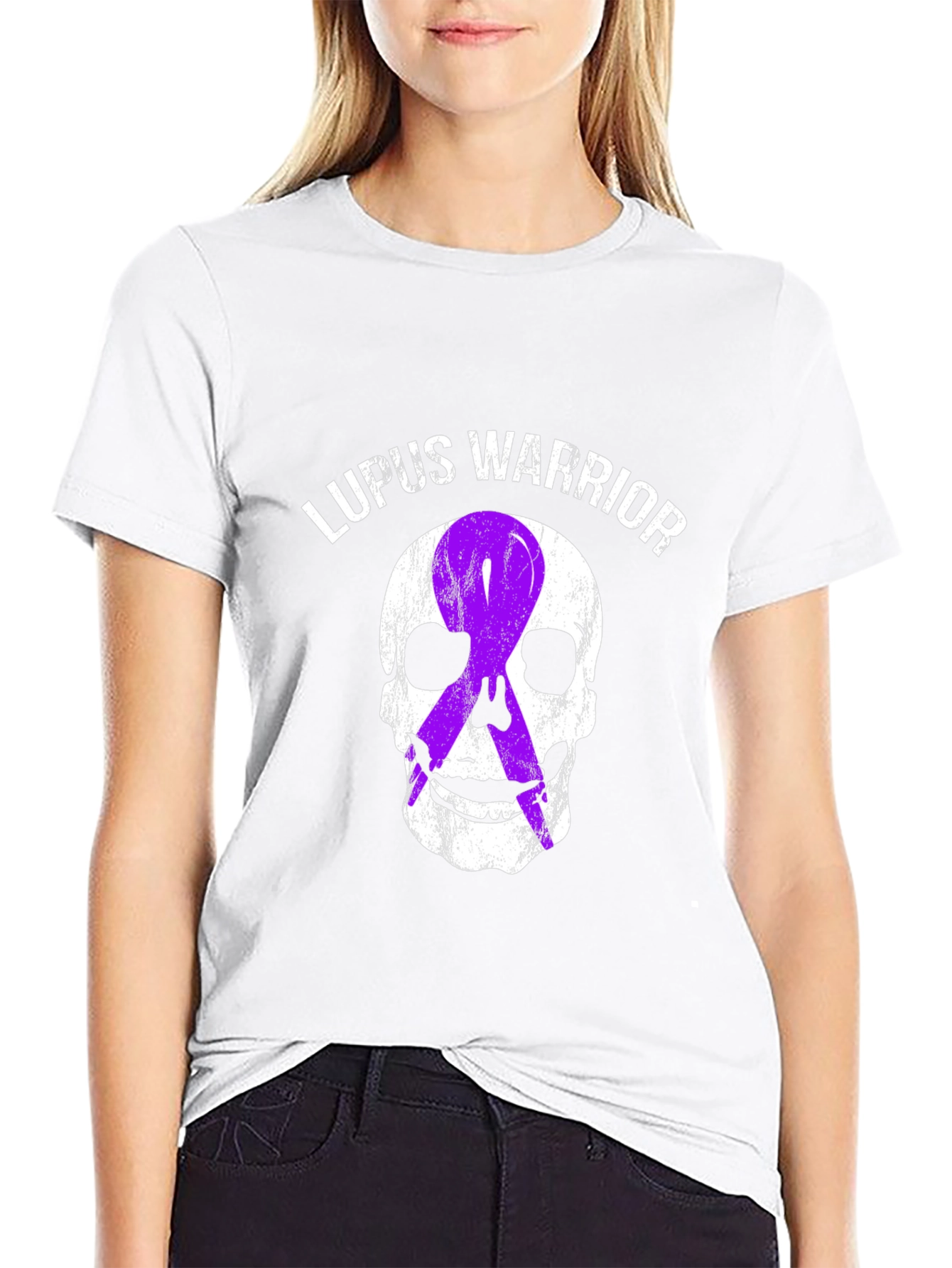 Lupus Warrior Skull Graphic T-Shirt