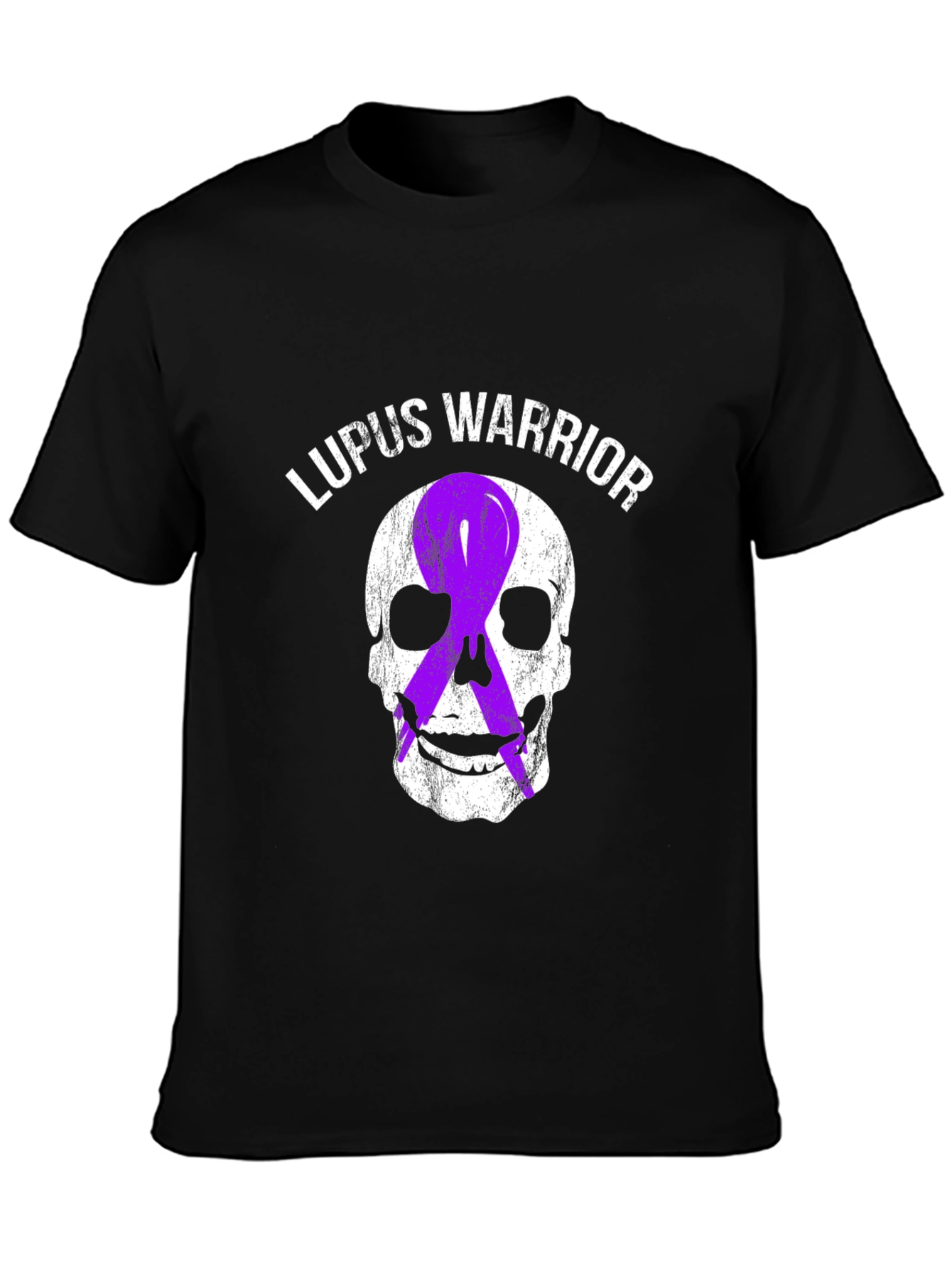 Lupus Warrior Skull Graphic T-Shirt