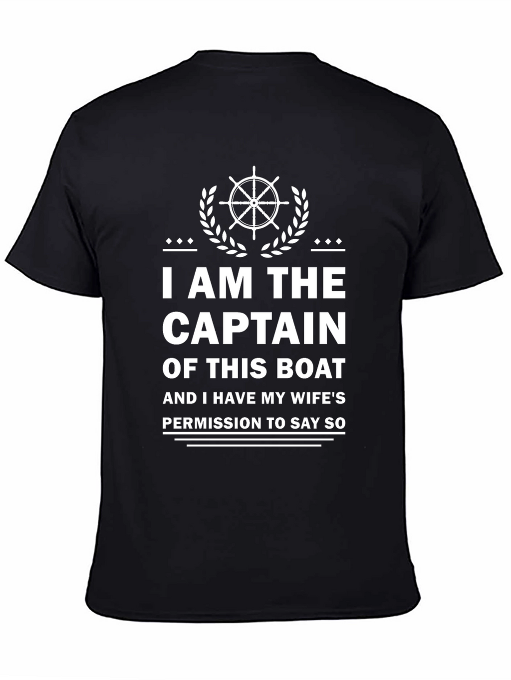 Captain of This Boat Funny Graphic Tee