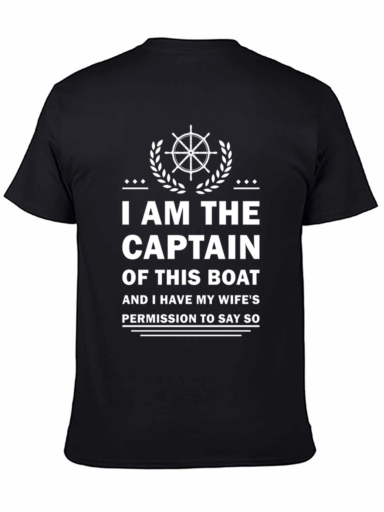 Captain of This Boat Funny Graphic Tee