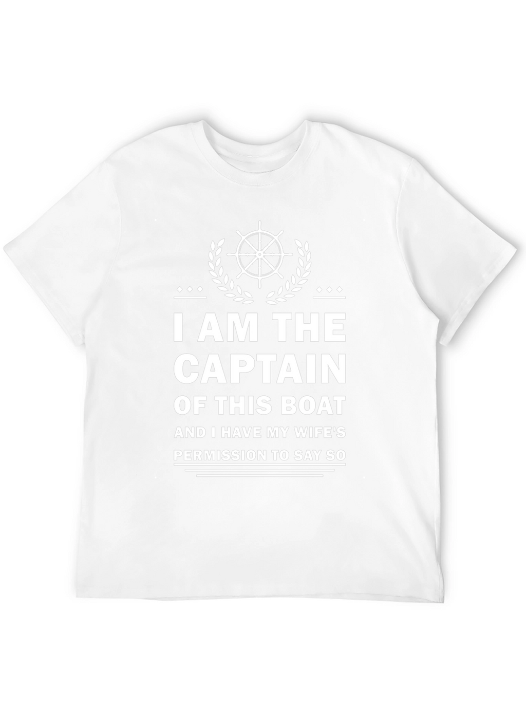 Captain of This Boat Funny Graphic Tee