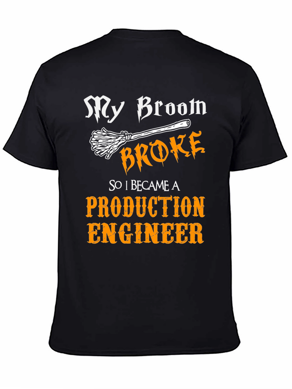 Production Engineer Broom T-Shirt