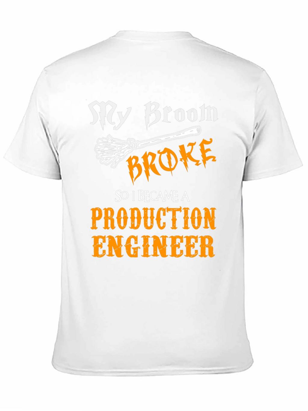 Production Engineer Broom T-Shirt