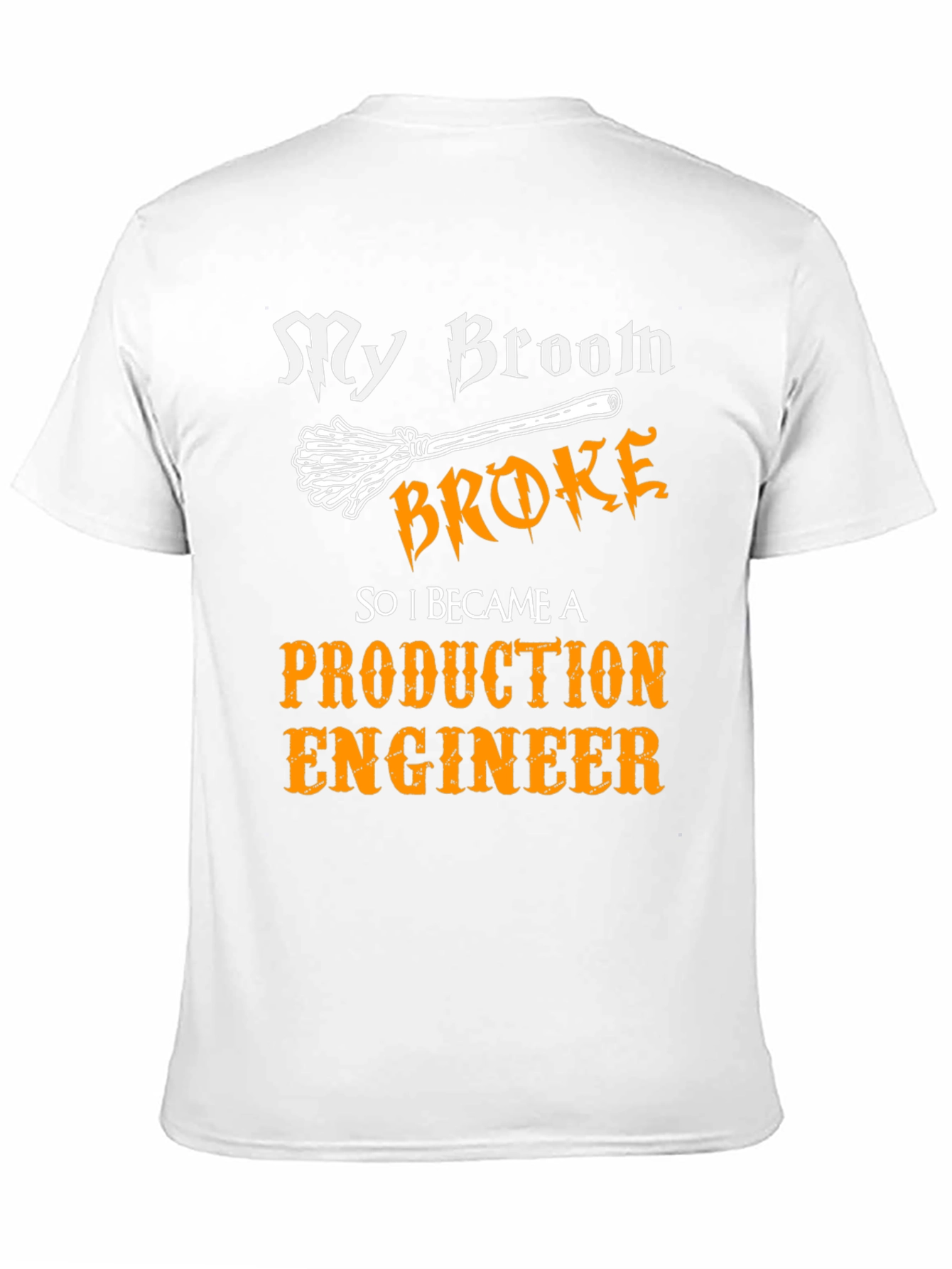 Production Engineer Broom T-Shirt