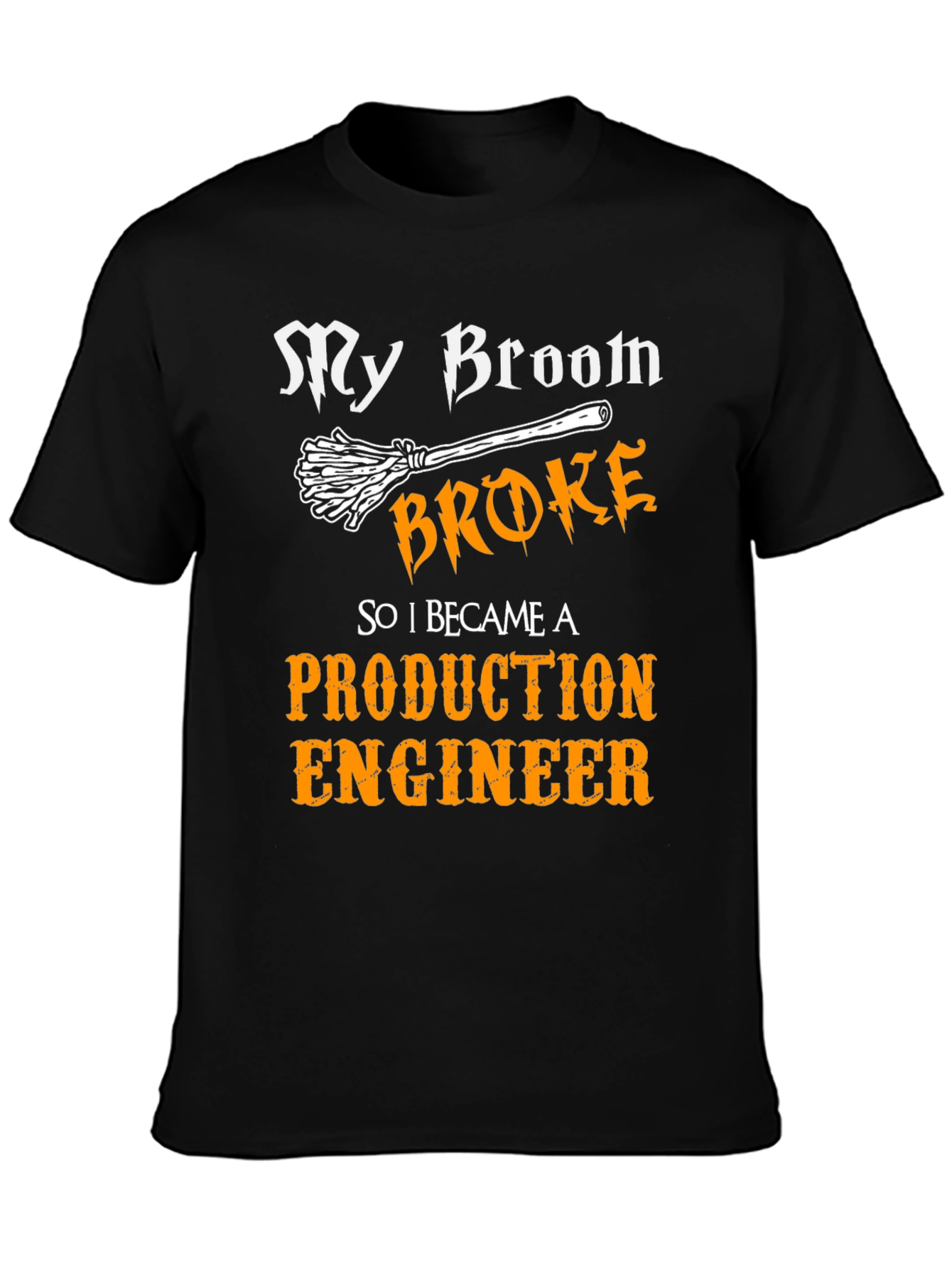 Production Engineer Broom T-Shirt