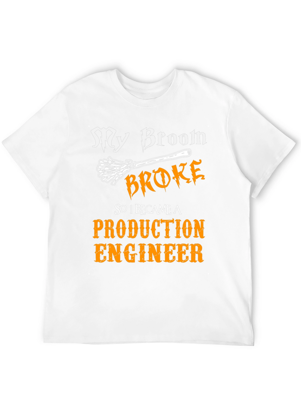 Production Engineer Broom T-Shirt