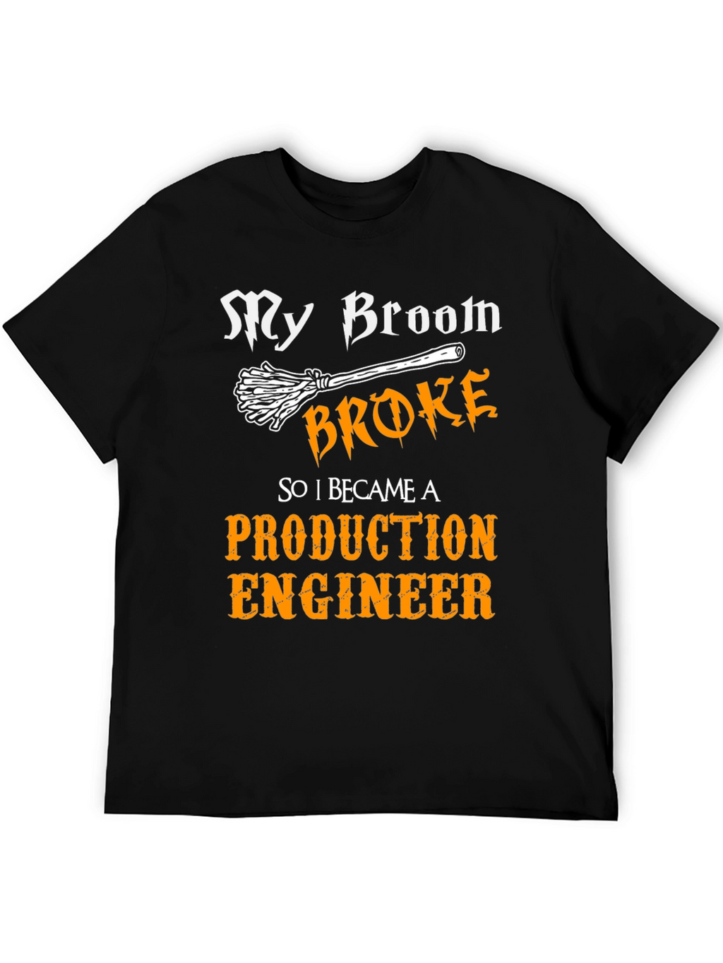 Production Engineer Broom T-Shirt