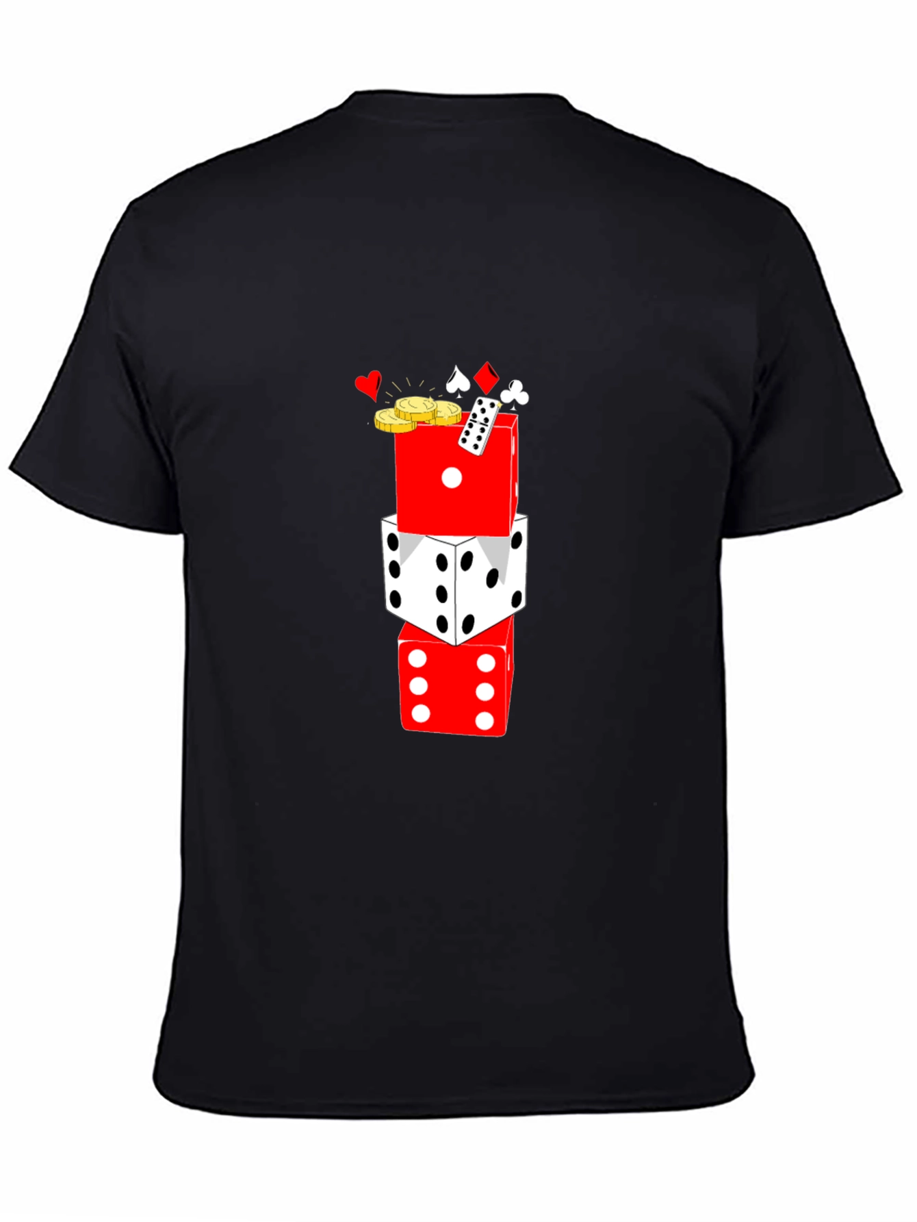 Casino Dice Graphic Tee - Lucky Game Shirt