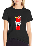 Casino Dice Graphic Tee - Lucky Game Shirt