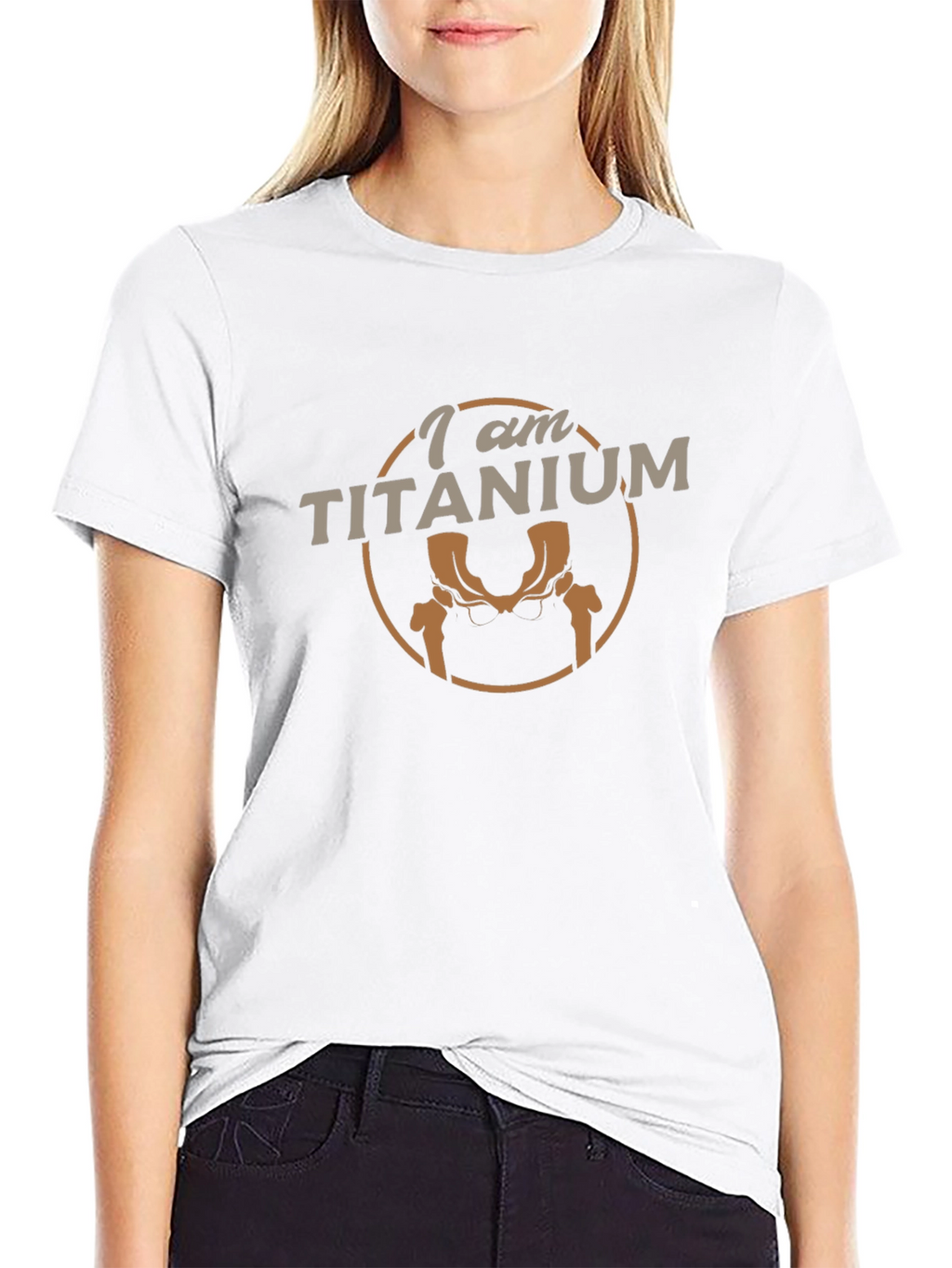 I am Titanium T-Shirt - Hip Replacement Humor