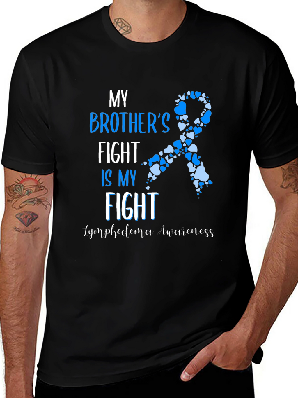 My Brothers Fight Lymphoedema Awareness T-Shirt