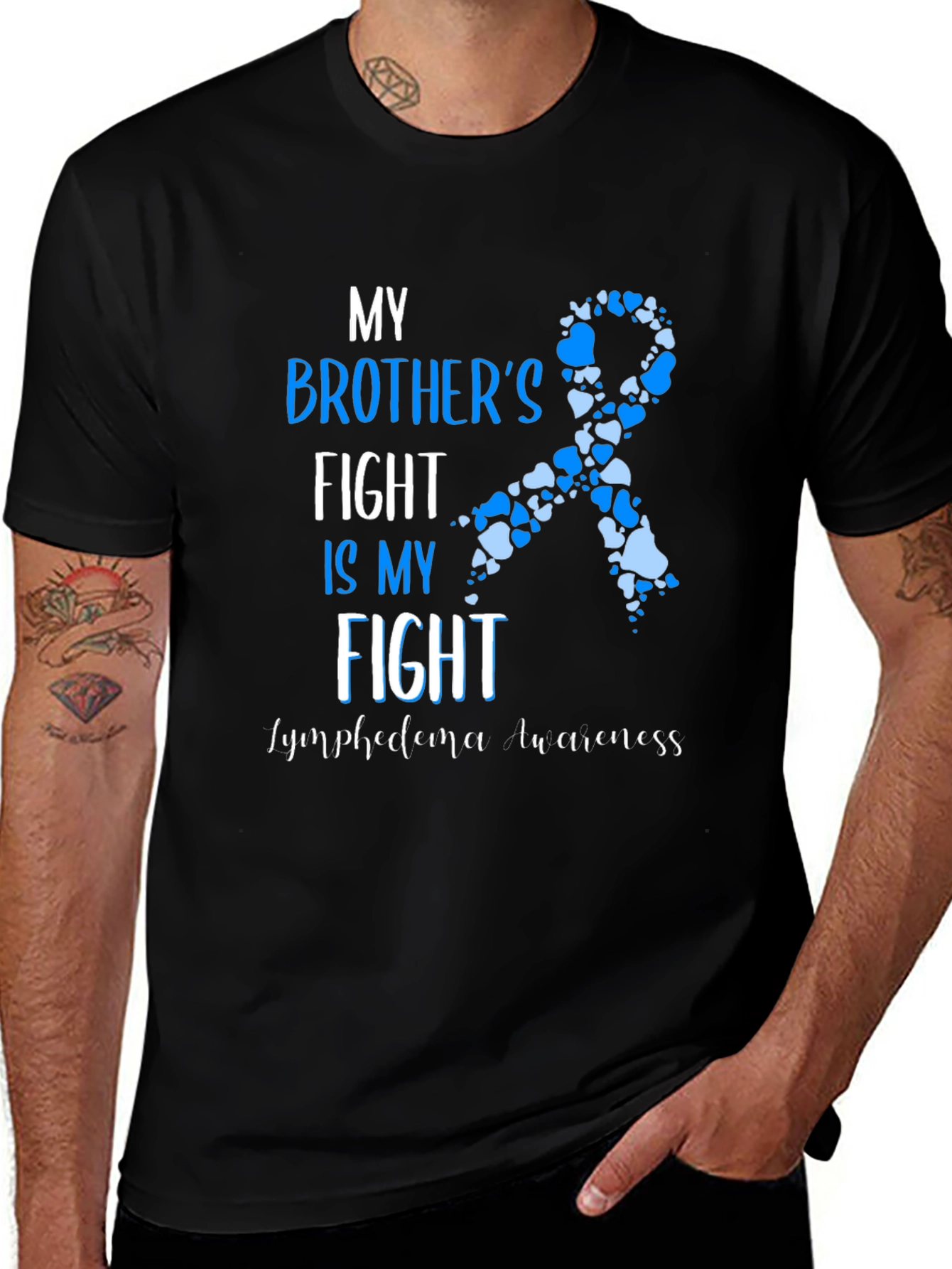 My Brothers Fight Lymphoedema Awareness T-Shirt