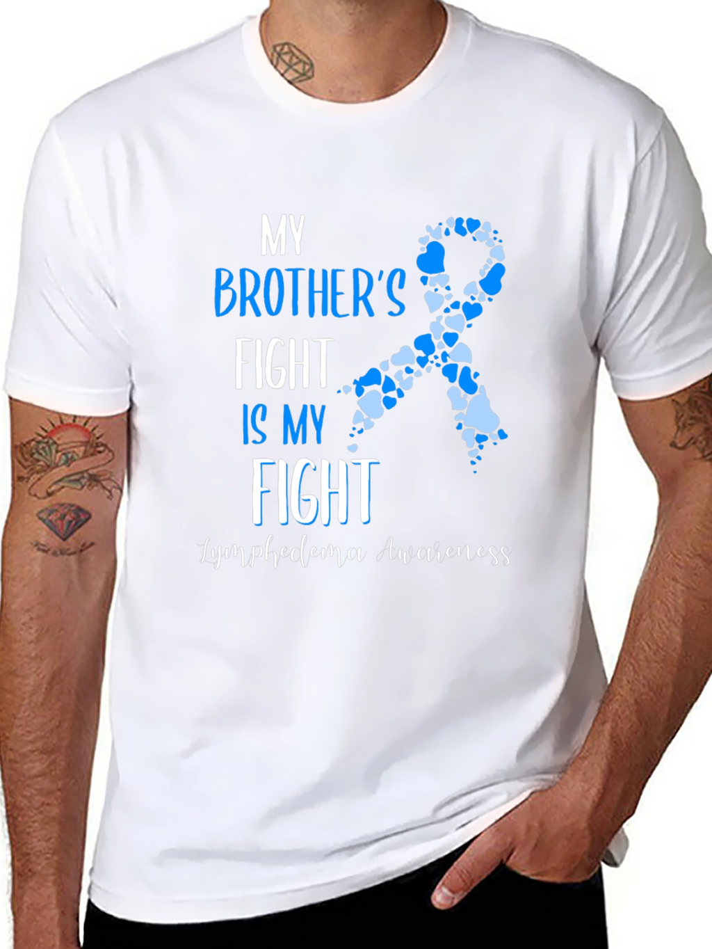 My Brothers Fight Lymphoedema Awareness T-Shirt