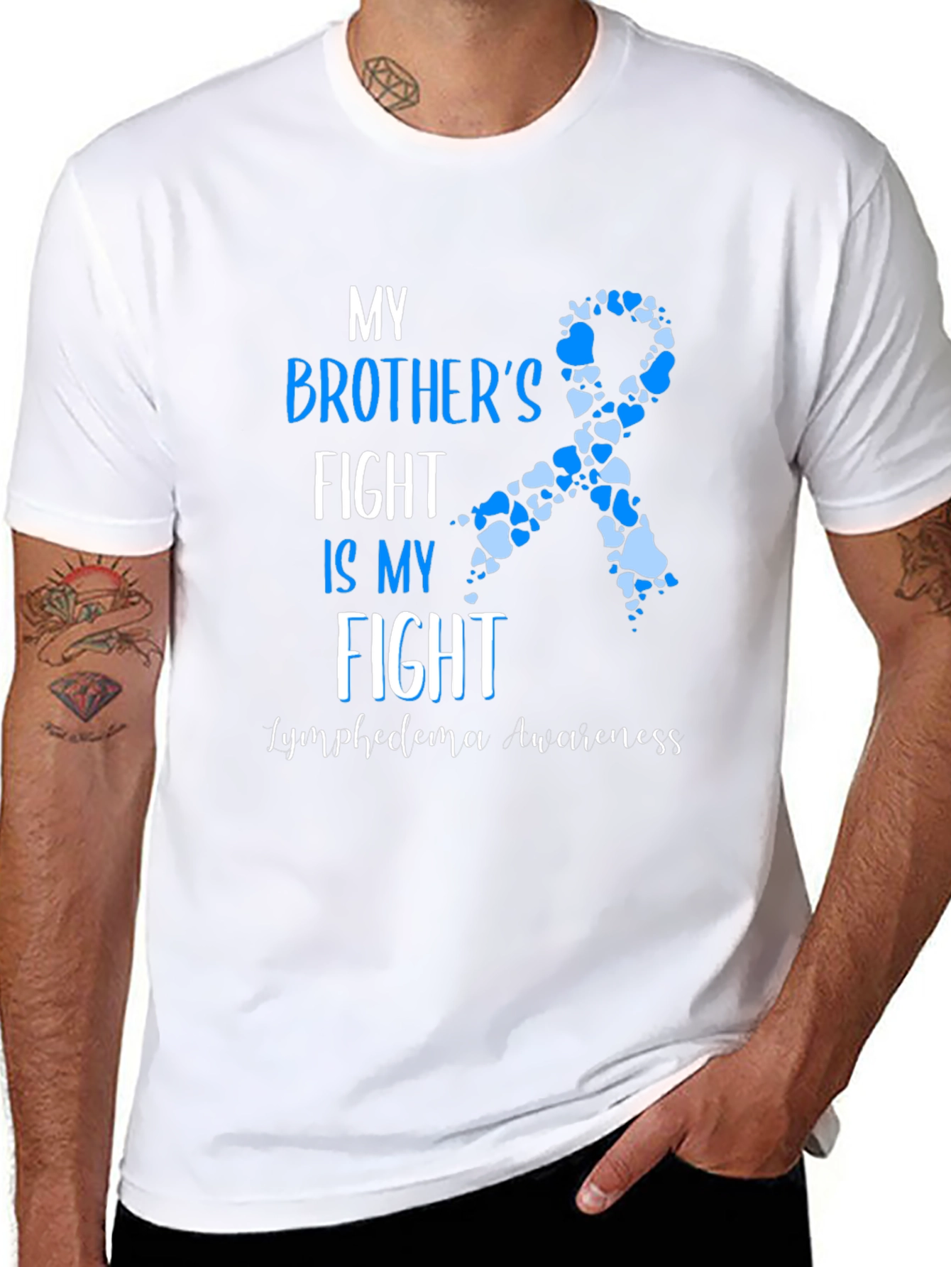 My Brothers Fight Lymphoedema Awareness T-Shirt