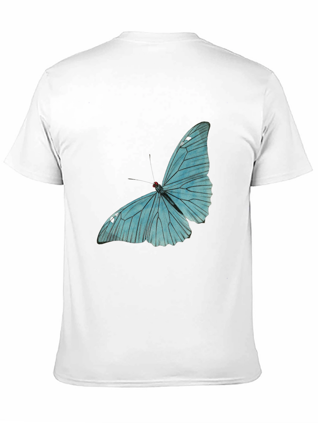 Butterfly Graphic Tee - Black Cotton Comfort