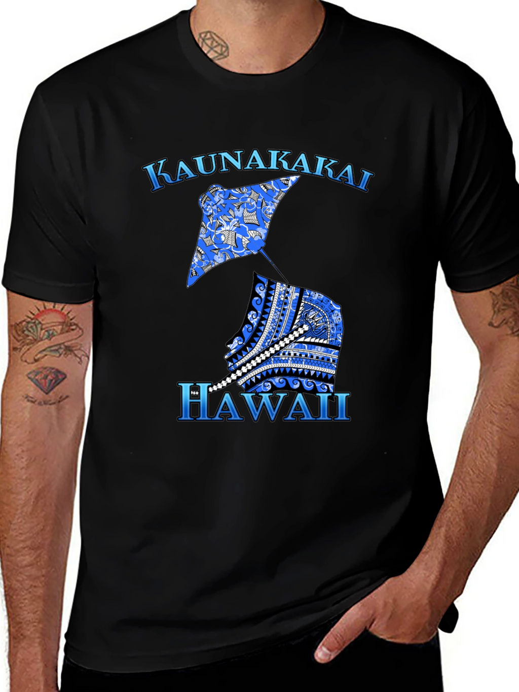 Kaunakakai Hawaii Graphic T-Shirt
