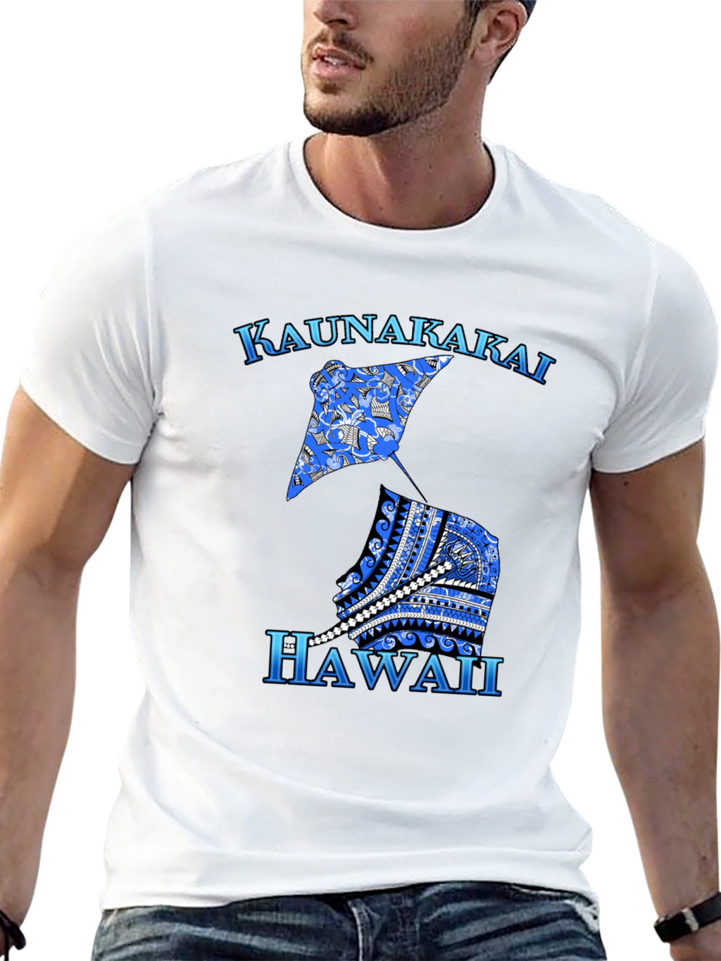 Kaunakakai Hawaii Graphic T-Shirt