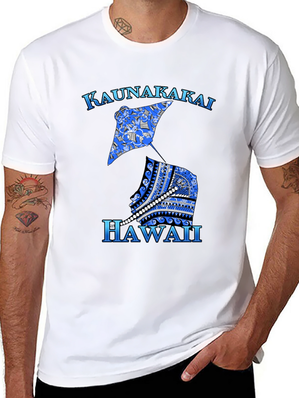 Kaunakakai Hawaii Graphic T-Shirt